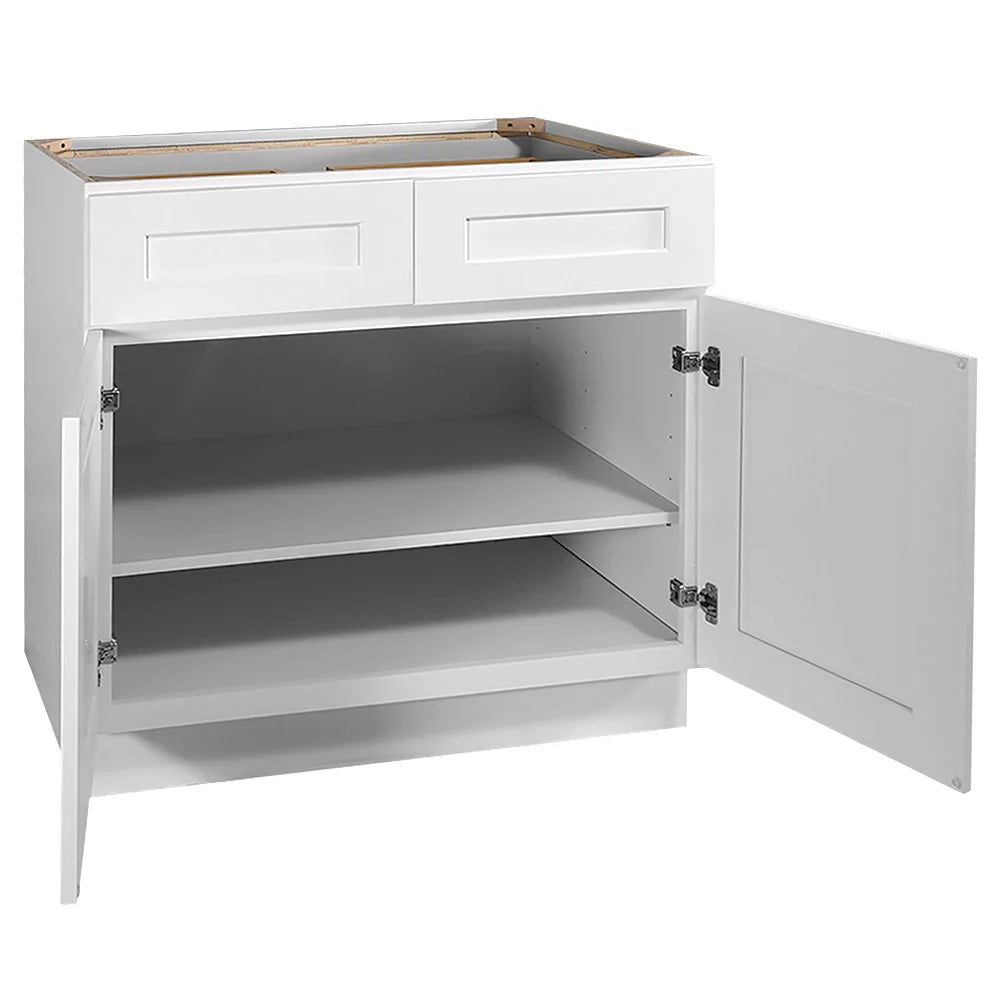 White Shaker Base Kitchen Cabinet 36x34.5x24 I487