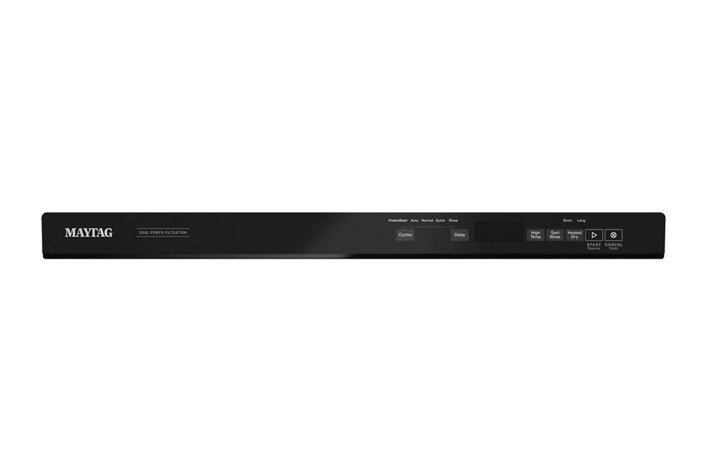 Black Top Control Dishwasher with Third Level Rack I615