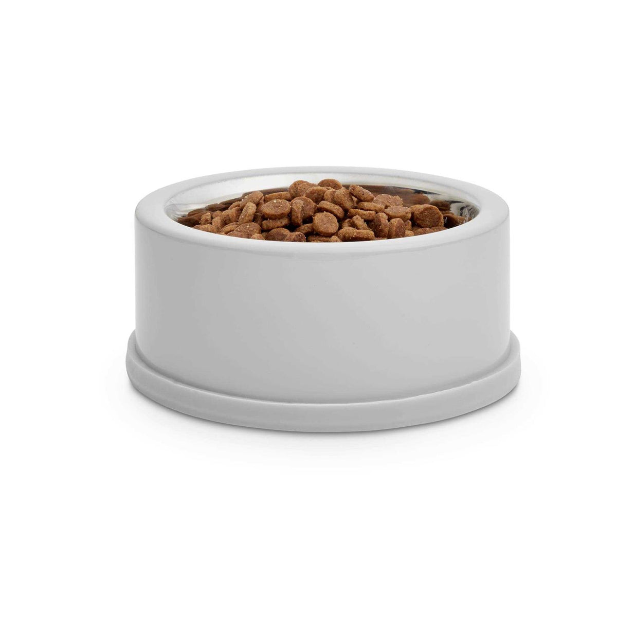 Stainless-Steel Grey Dog Bowl S392686