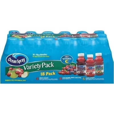 Ocean Spray Juice Beverage Variety Pack - 18/10 Ounce Y952
