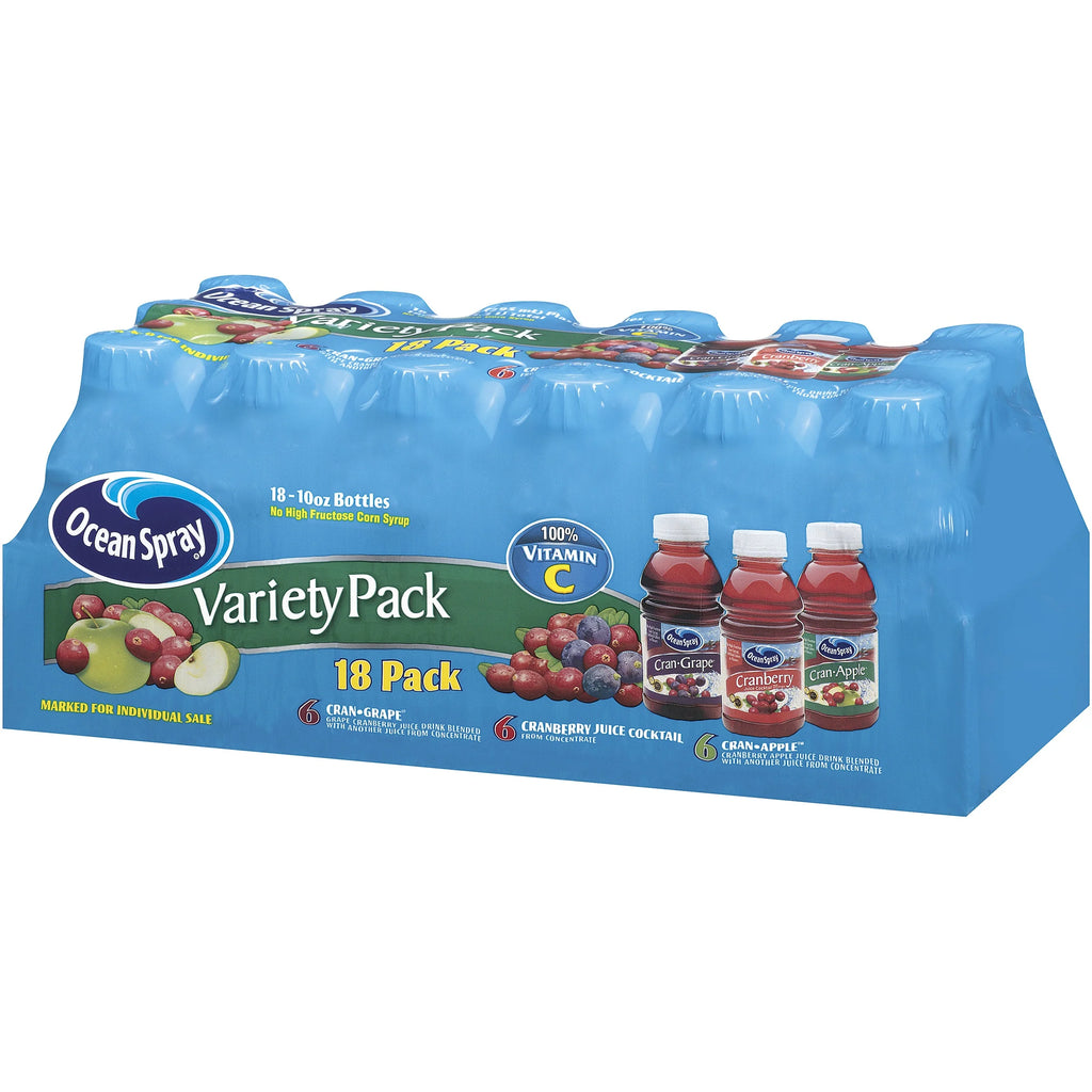 Ocean Spray Juice Beverage Variety Pack - 18/10 Ounce Y952