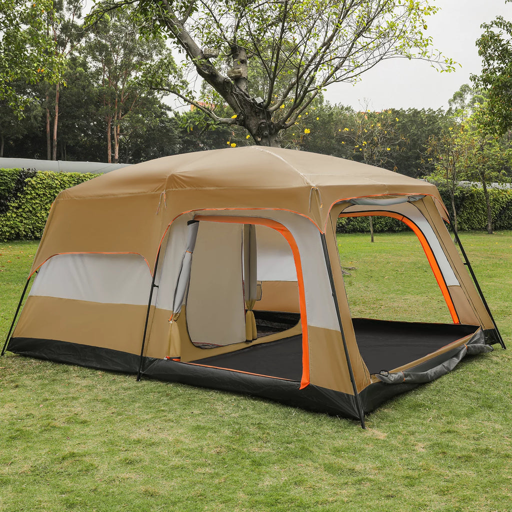Extra Large 5-8 Person Waterproof Double Layer Cabin Tent V502687