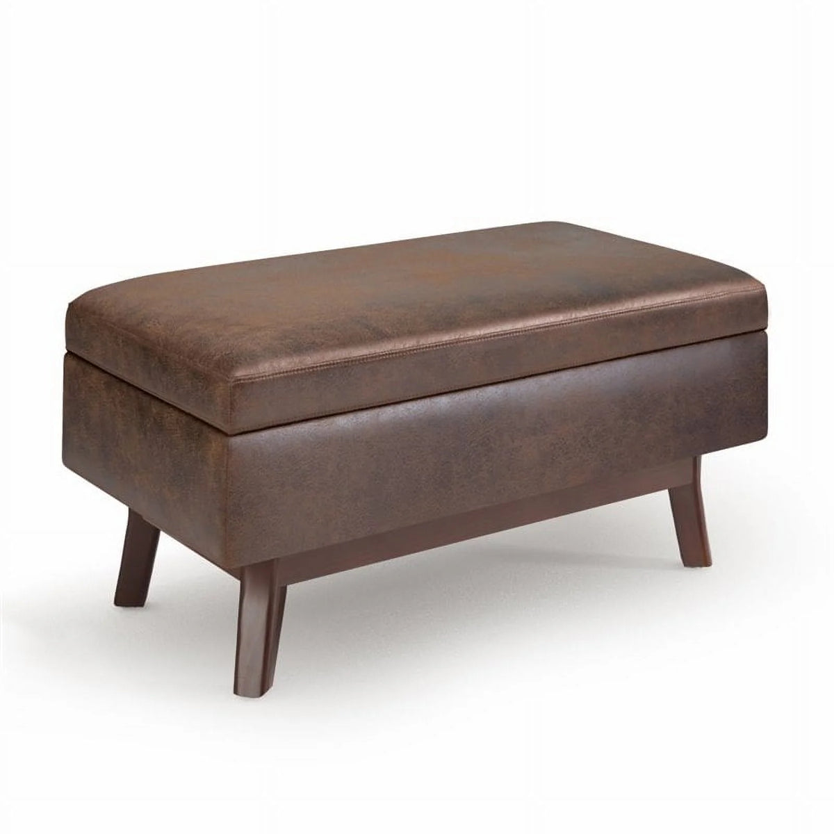 36" Wide Small Rectangular Storage Ottoman Q302
