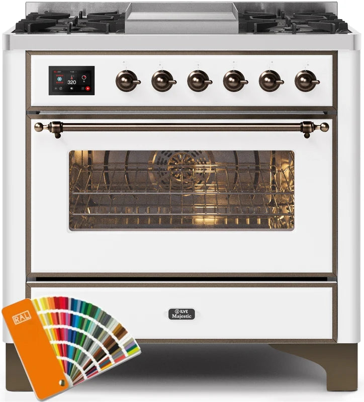 36 Dual Fuel Propane Gas Range O192