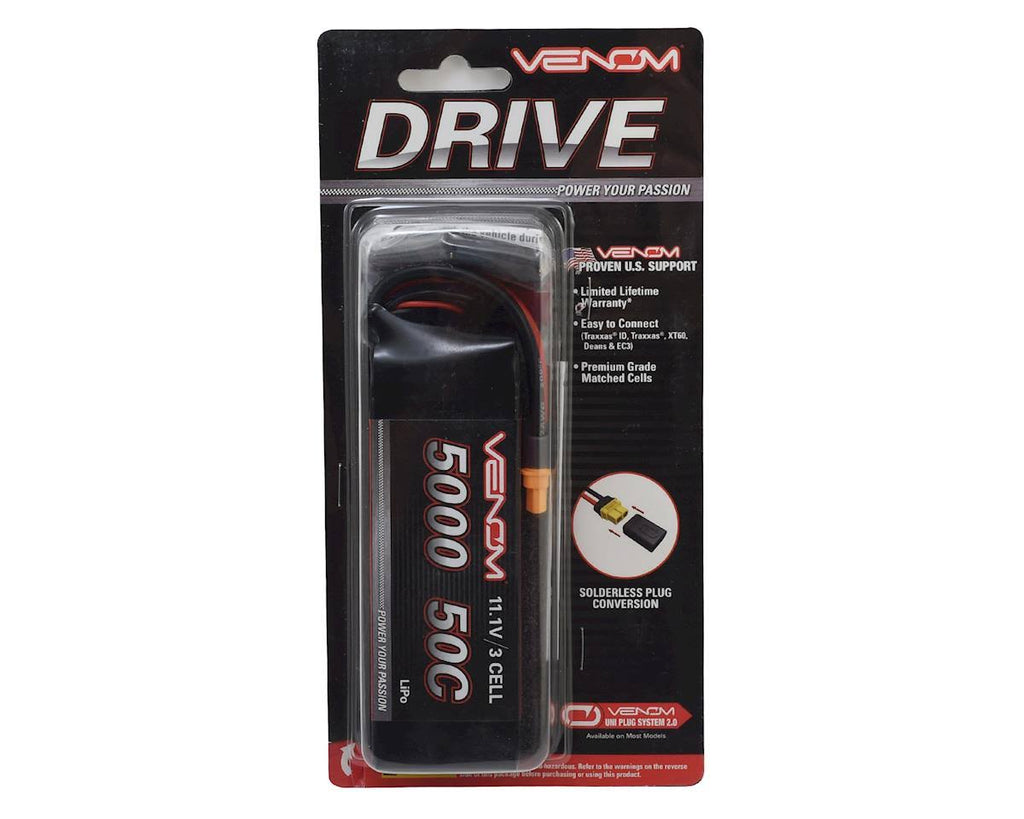 11.1V 5000mAh 50C 3S LiPo Battery with Uni Plug J70456