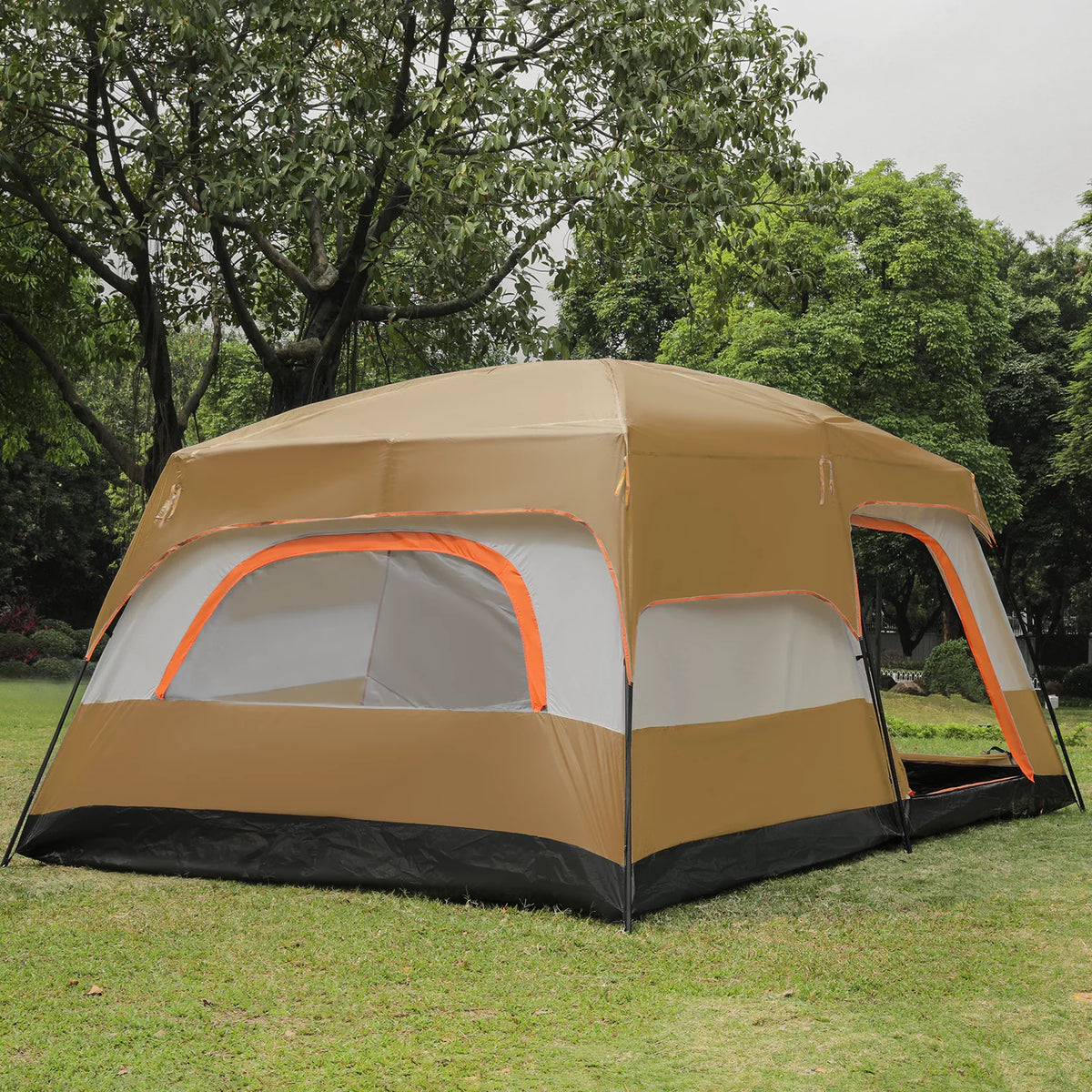 Extra Large 5-8 Person Waterproof Double Layer Cabin Tent V502687