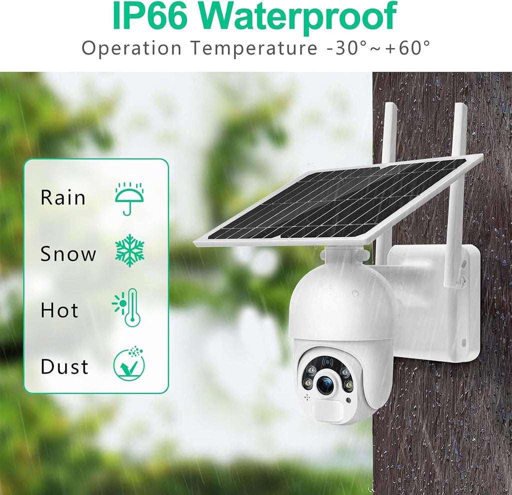 Solar Security Camera with 5dBi Antenna and 14400mAh Battery K26269