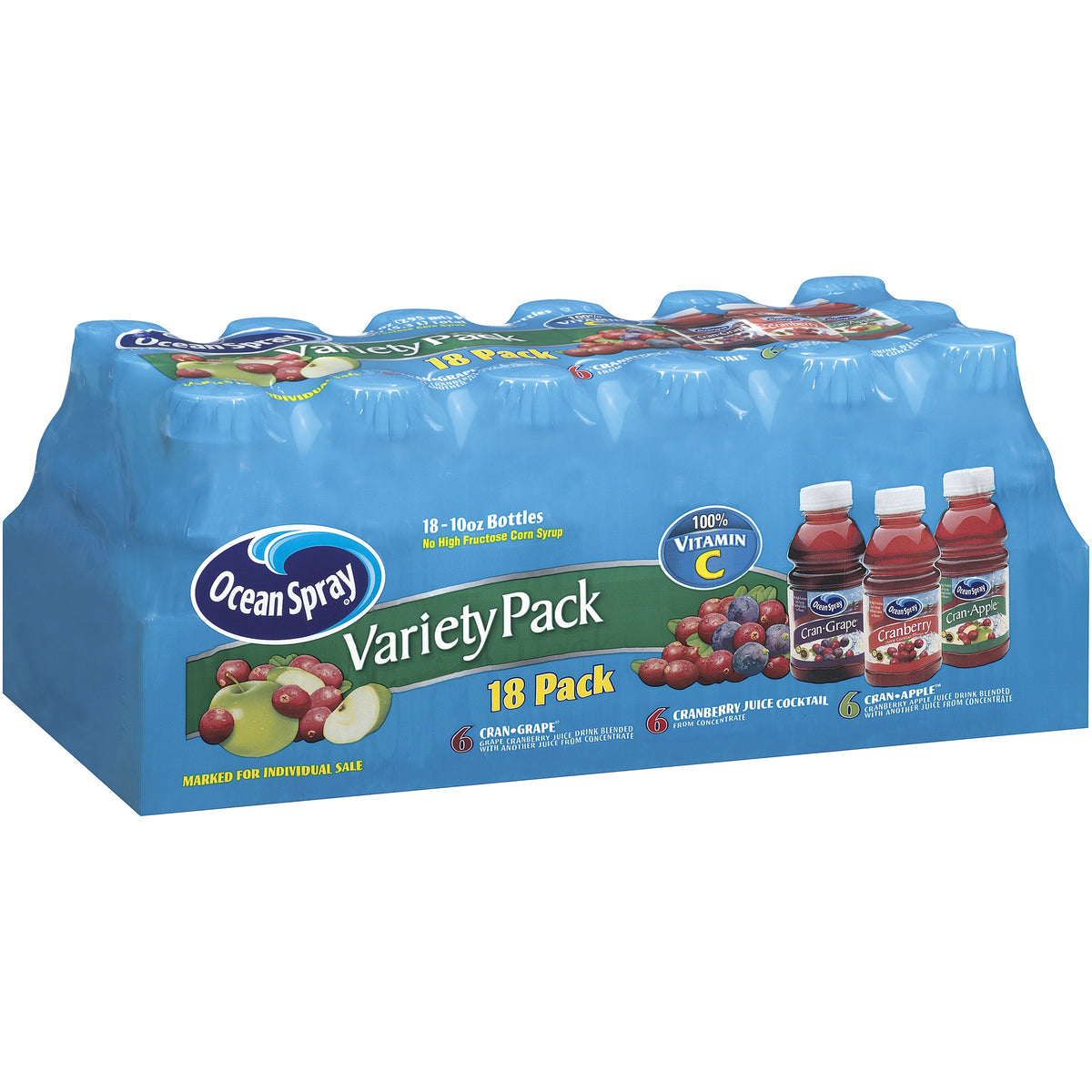 Ocean Spray Juice Beverage Variety Pack - 18/10 Ounce Y952