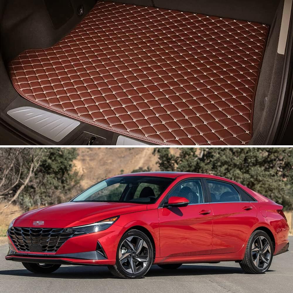 Black with Black line Car Trunk Mat Pack of 2 L451654