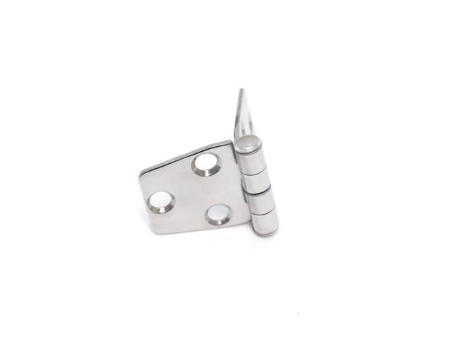Polished Stainless Steel Marine Grade Door Hinges 3 x 1.5 Inches Set of 8 N422078