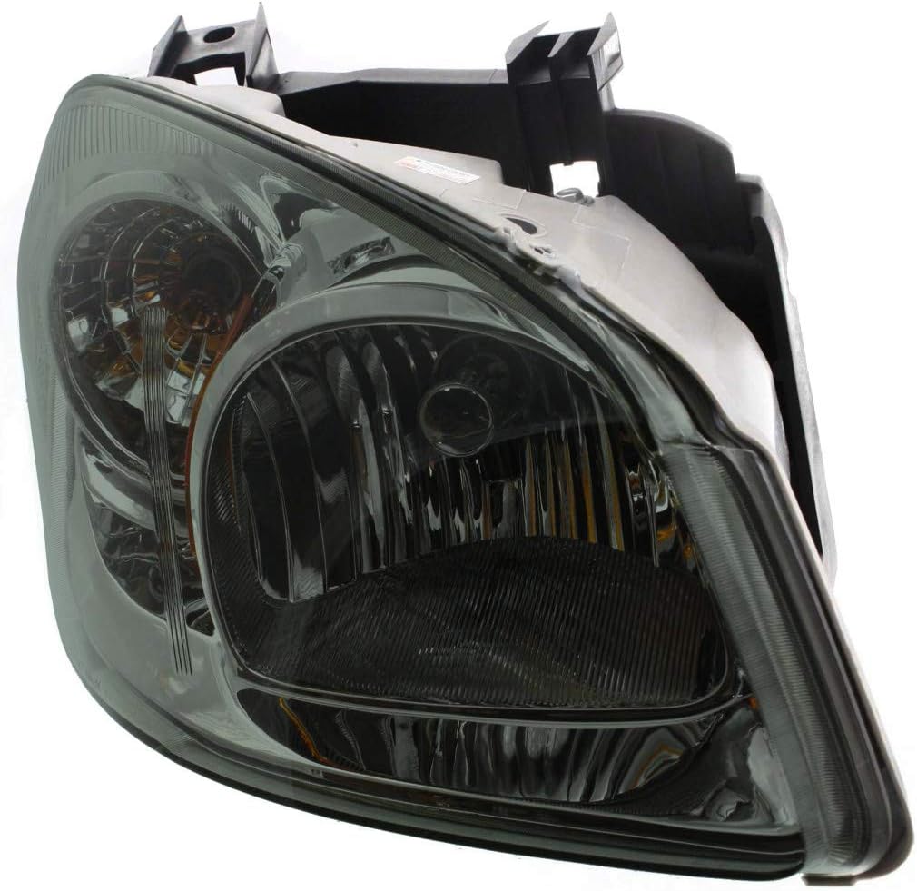 Smoke Passenger Side Headlight with Bracket B321