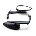 Black Universal Motorcycle Mirrors J71690