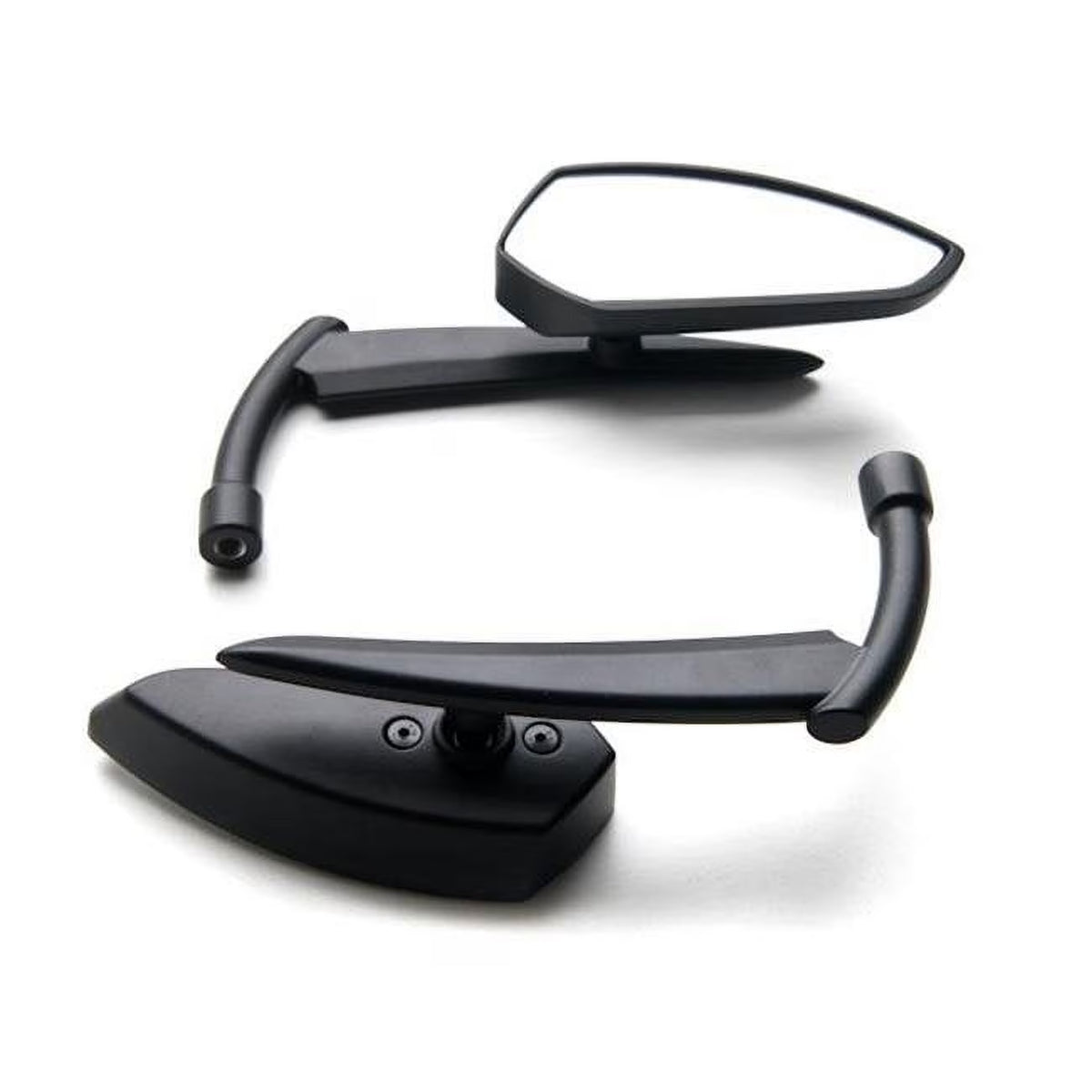 Black Universal Motorcycle Mirrors J71690