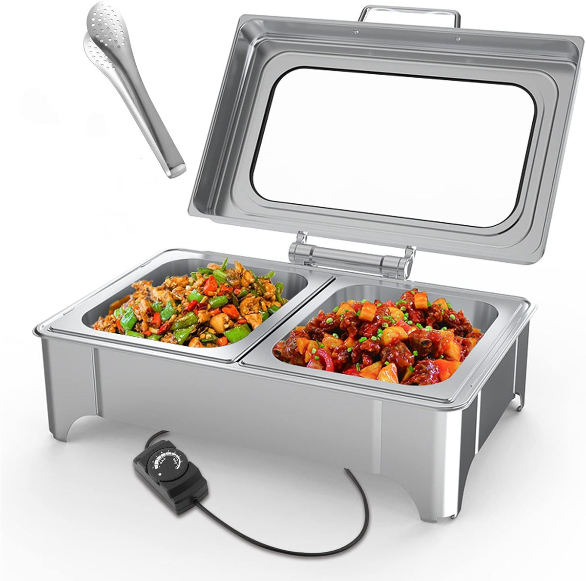 Chafing Dish Buffet Set Electric Plate Heating K121