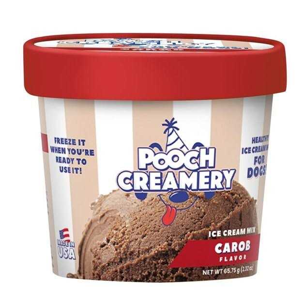 Peanut Butter Carob Flavor Ice Cream Mix Dog Treats I29822