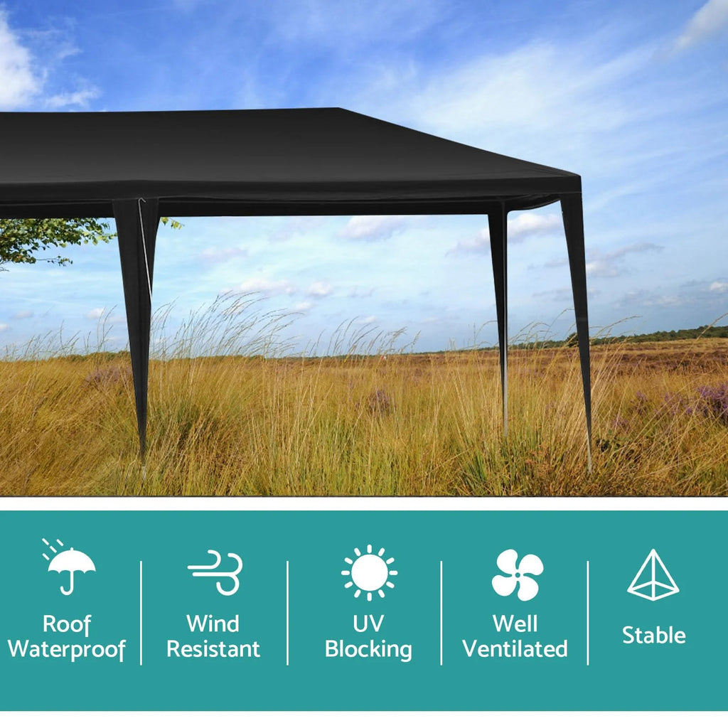 10'x20' Waterproof Outdoor Party Tent with 4 Removable Sidewall and 2 Door J161