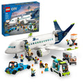 Airplane Building Toy Set with Passenger Bus and Minifigures N7183