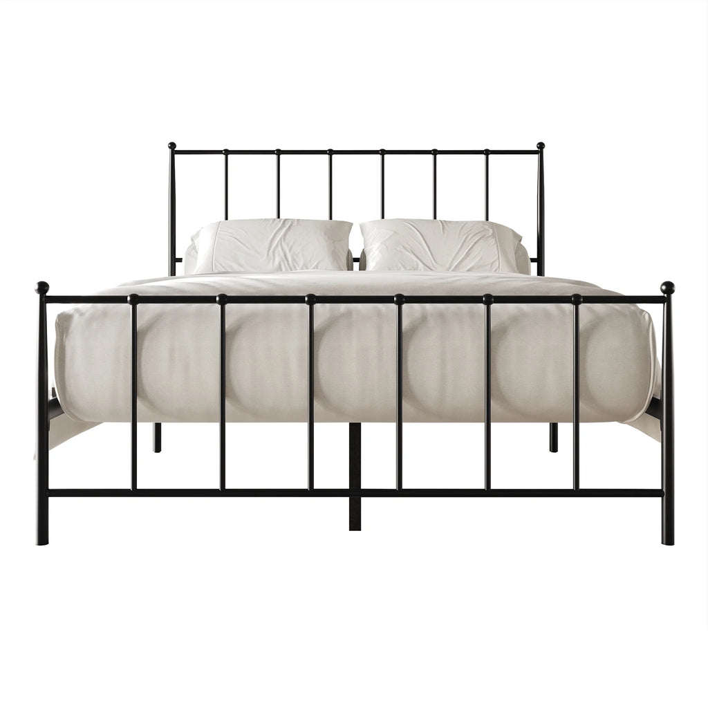 Twin Size White Metal Platform Bed W923694