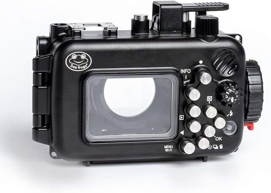 Black Aluminum Underwater Housing for Olympus TG-6 H987