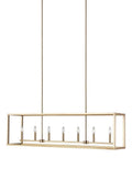 7 Light Island Satin Bronze Finish H2526