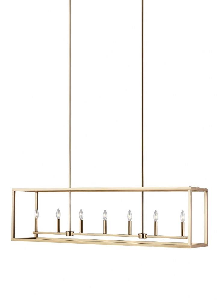 7 Light Island Satin Bronze Finish H2526