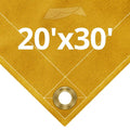 10 oz Tan Canvas Tarps 20' x 30' N68333