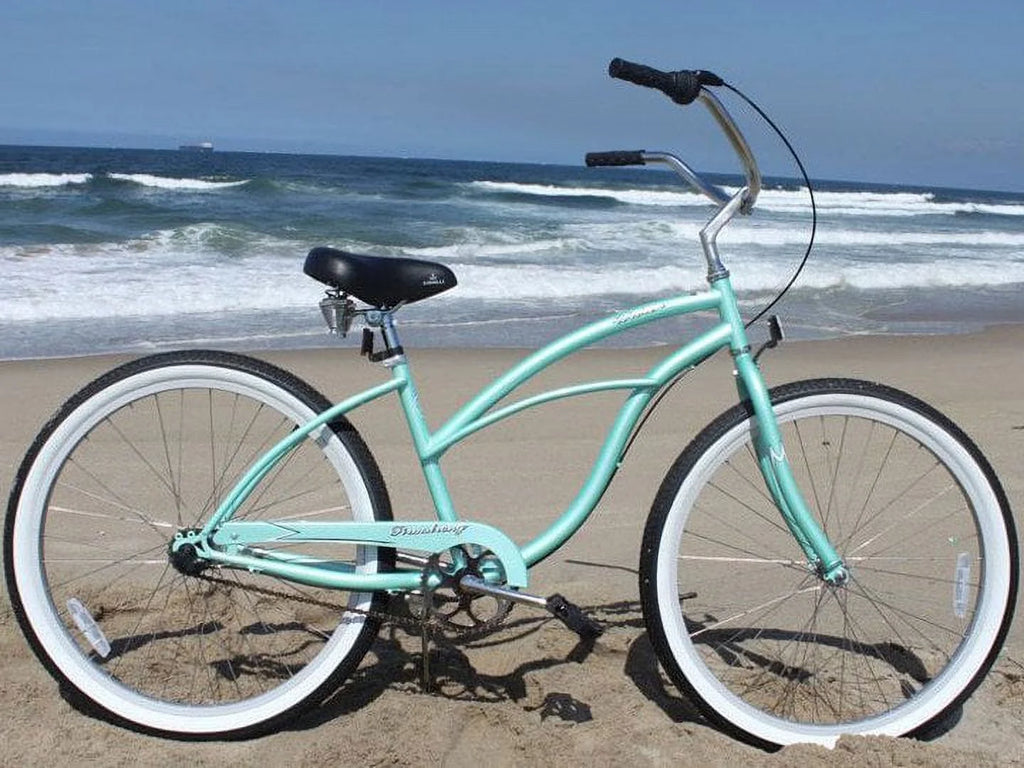 24" Three Speed Mint Green Women's Cruiser Bike Q146284