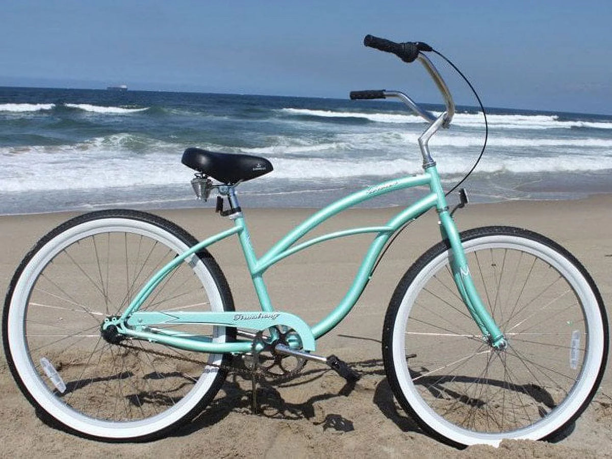 24" Three Speed Mint Green Women's Cruiser Bike Q146284