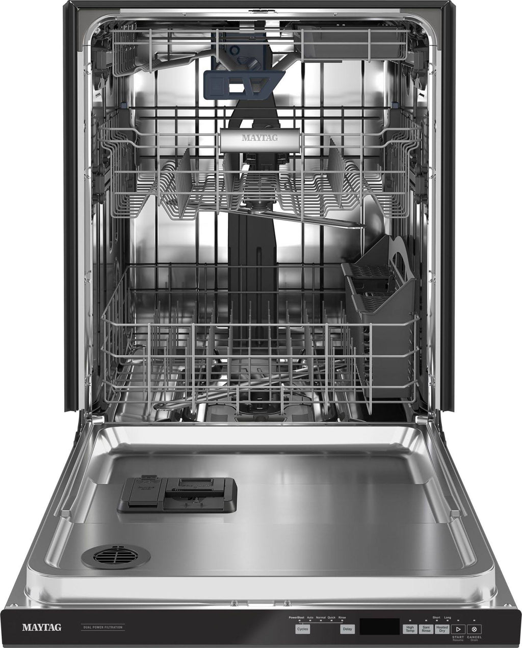 Black Top Control Dishwasher with Third Level Rack I615
