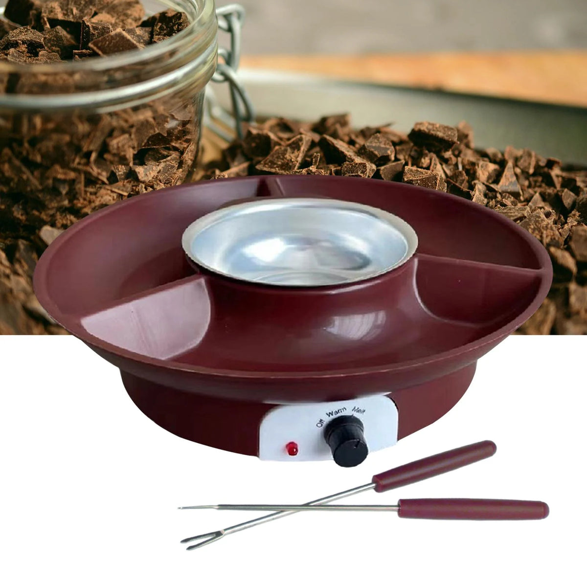 Electric Chocolate Fondue Fountain Set H5095