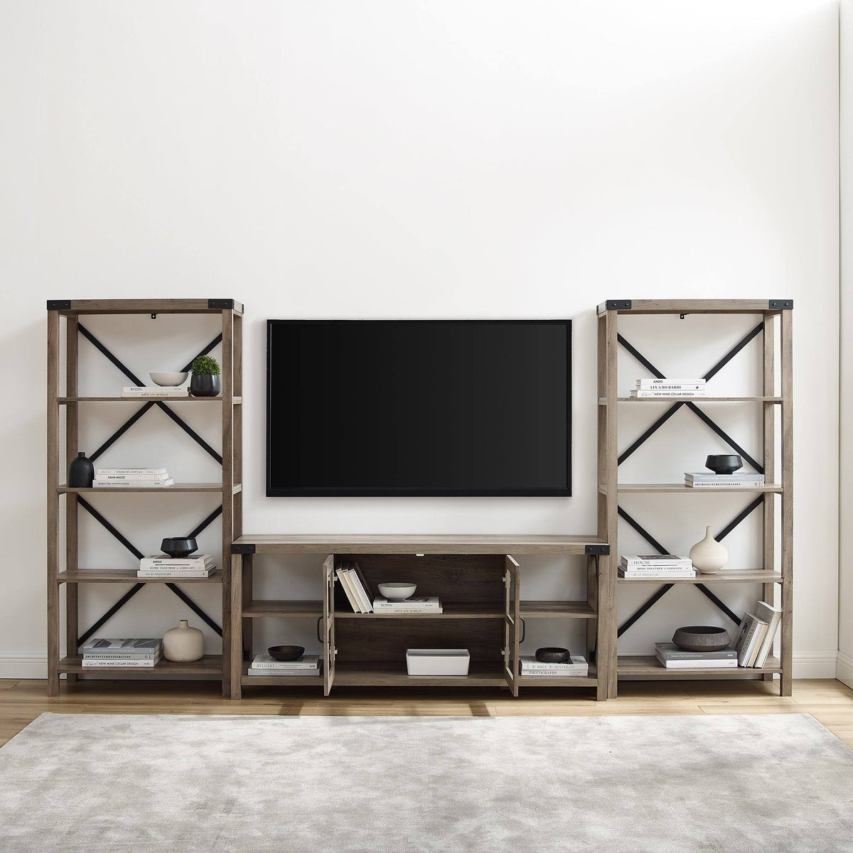 White Oak Entertainment Wall H73221