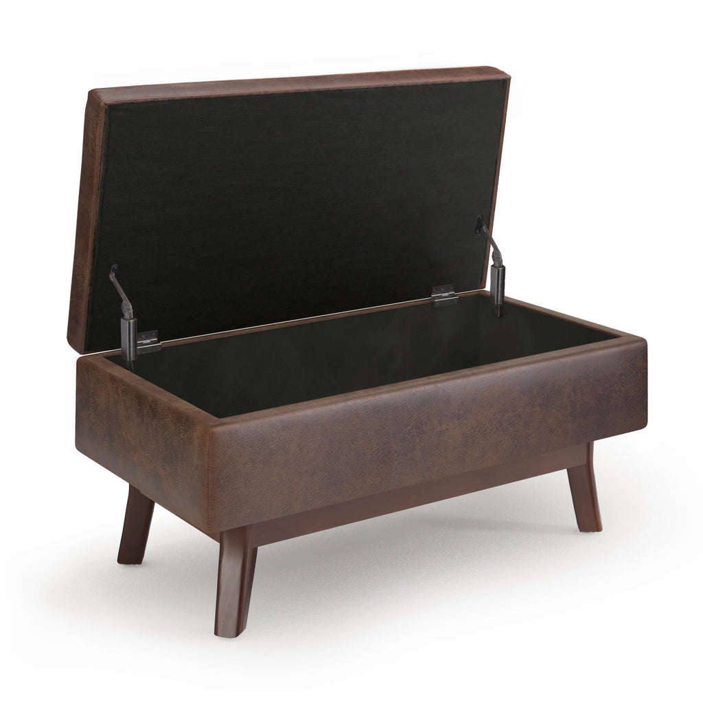 36" Wide Small Rectangular Storage Ottoman Q302
