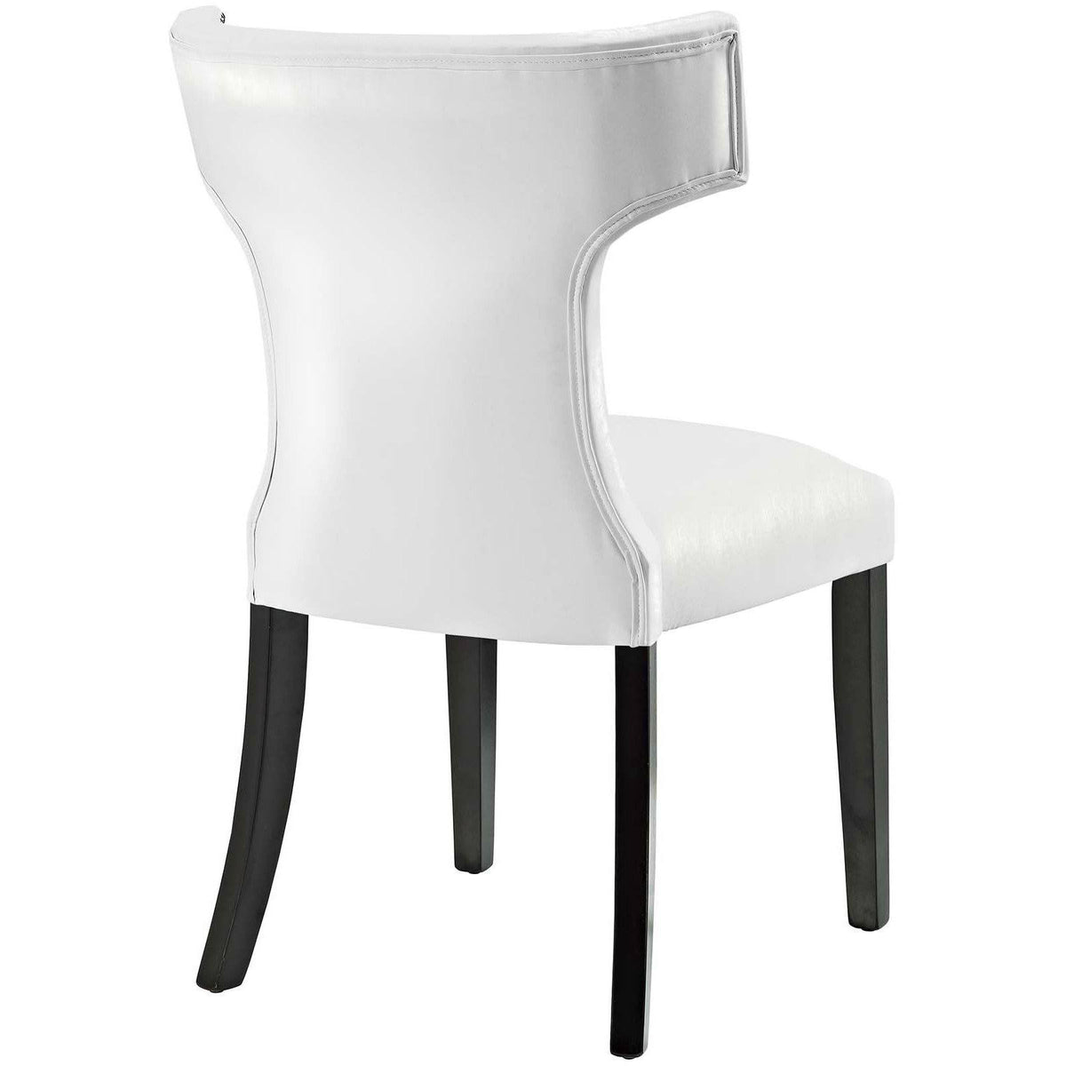 Black Vinyl Dining Chair U485788