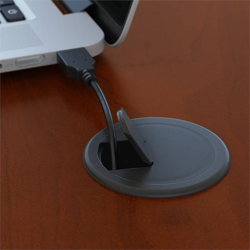 Office Desk with Mobile File Cabinet, 72w x 30D G95053