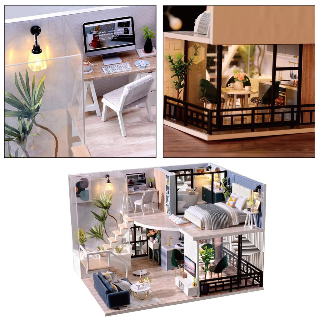 Building Toys with Furniture Accessories DIY Doll House C501