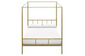 Queen Black Metal Canopy Platform Bed Frame J725