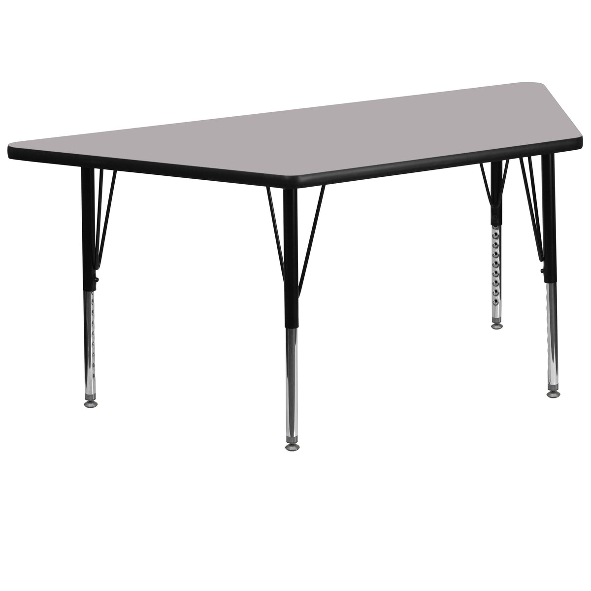 Grey Trapezoid Thermal Laminate Activity Table X62073