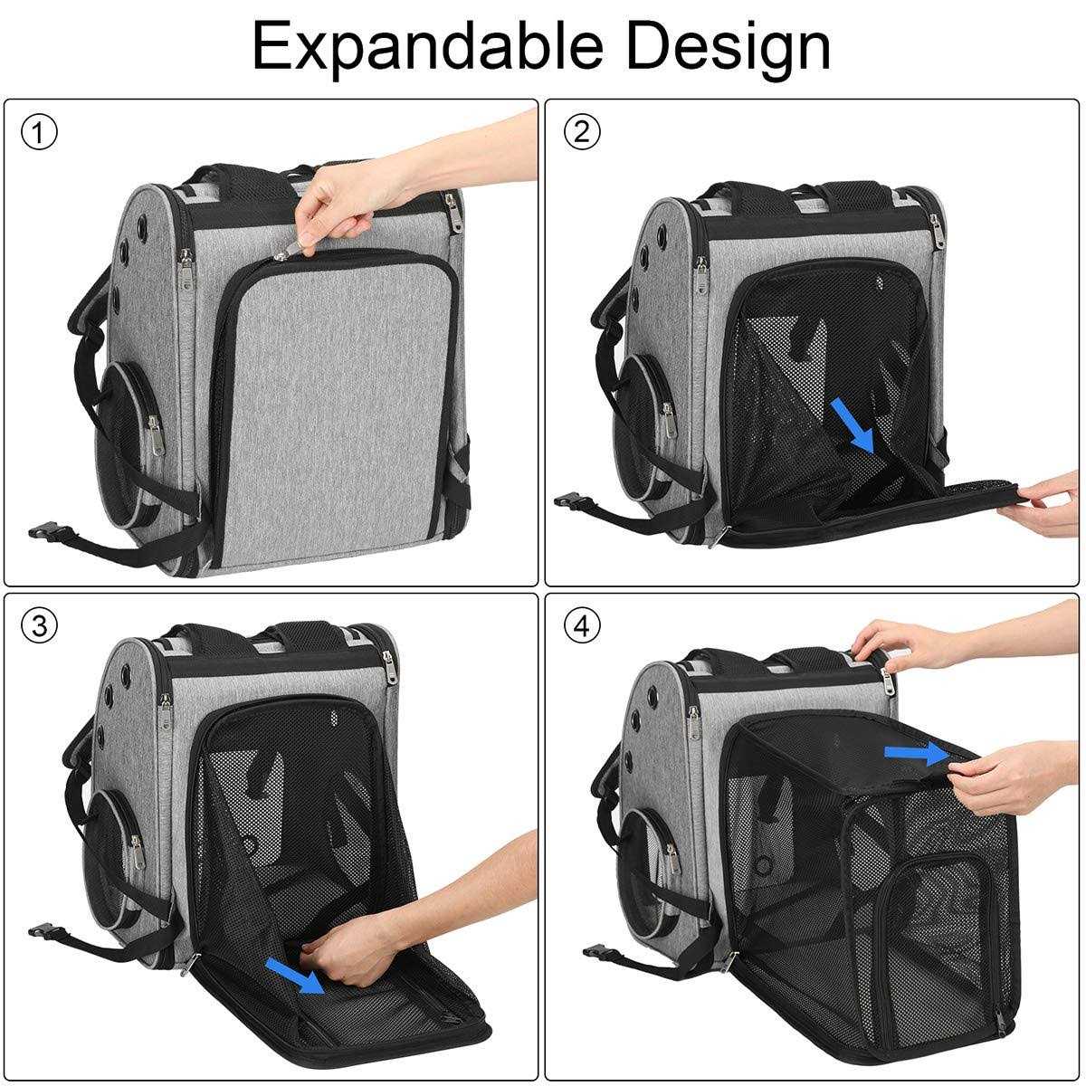 Expandable Pet Carrier Backpack F994