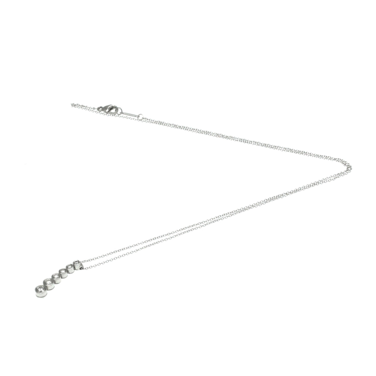 Platinum Diamond Drop Necklace J745831