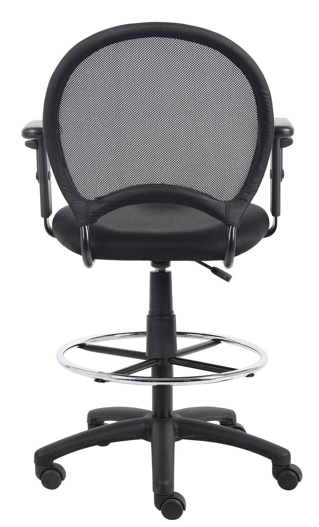 Mesh Drafting Stool with Adjustable Arms F2355