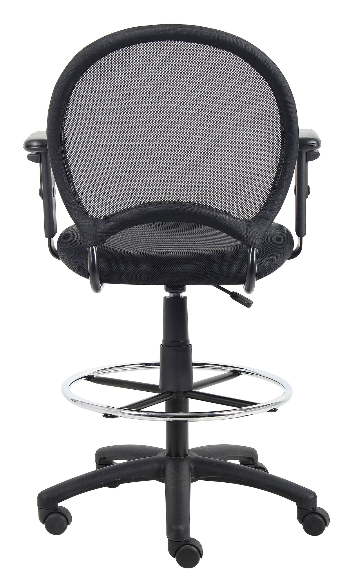 Mesh Drafting Stool with Adjustable Arms F2355