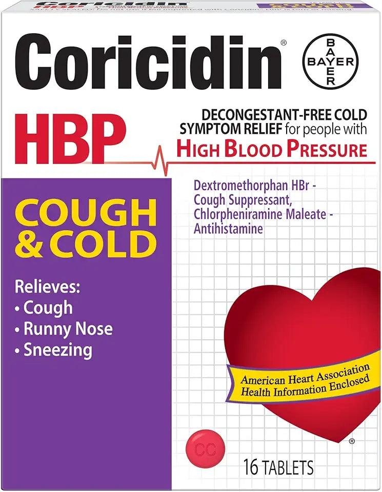 Cough & Cold Tablets 16 Tablets Pack of 3 V289
