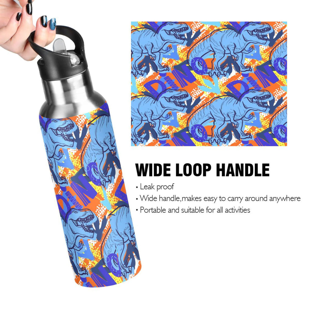 Stainless Steel Insulated Water Bottle with Straw Lid I9415