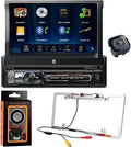 7 LED Backlit Touchscreen Single DIN Car Stereo with Rear Camera E546