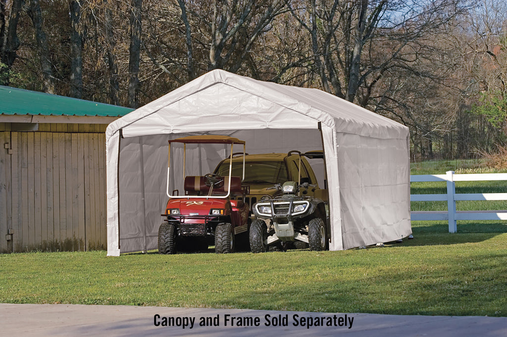 12' x 30' White Canopy Enclosure Kit J2482