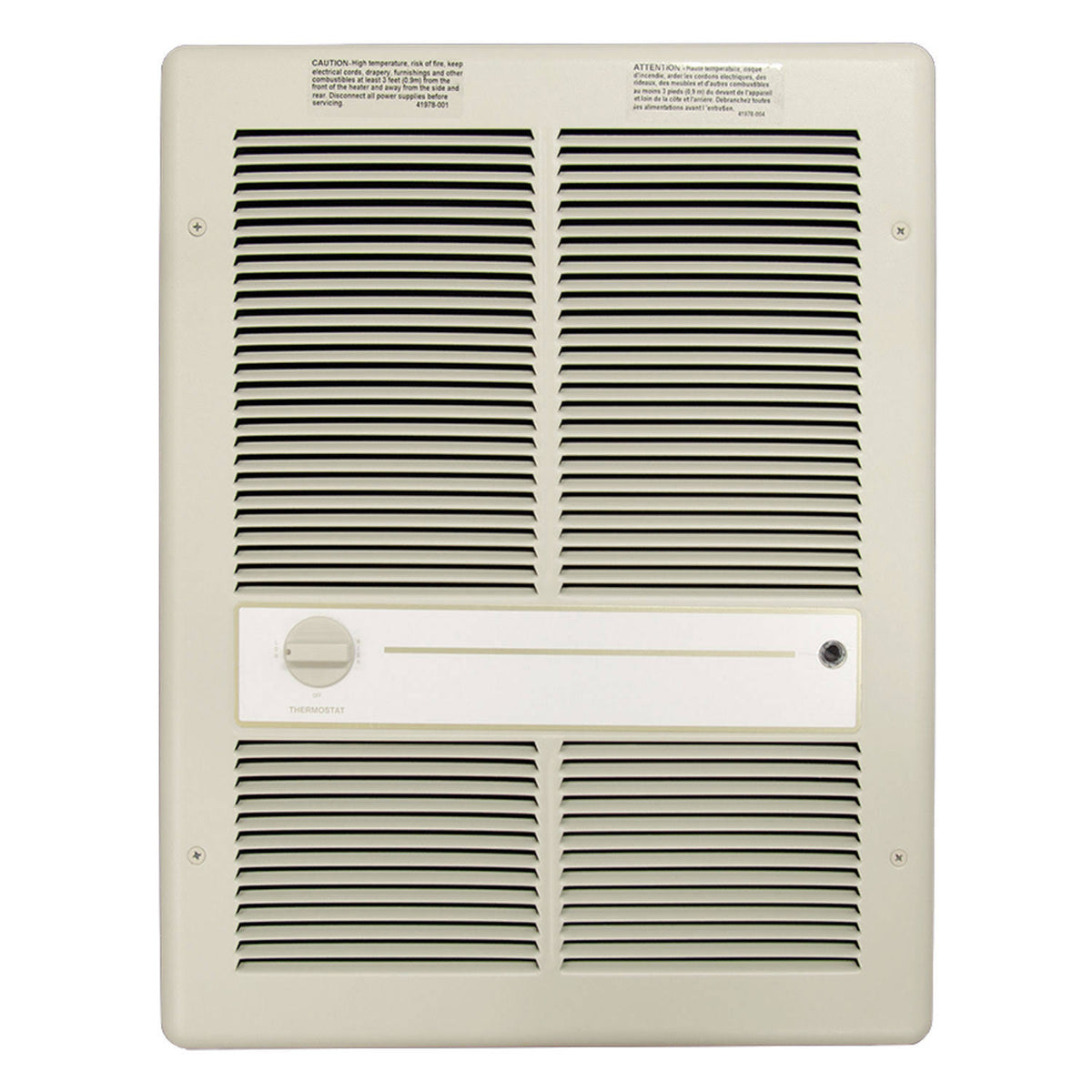 Ivory 4800W 240V Fan Forced Wall Heater D1807