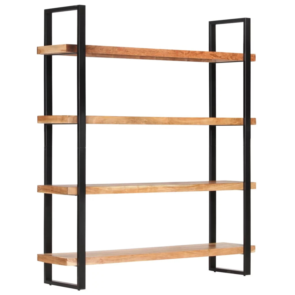 4-Tier Solid Acacia Wood Bookcase C196