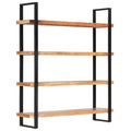 4-Tier Solid Acacia Wood Bookcase C196