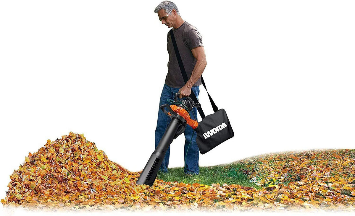 12 Amp 2-Speed Leaf Blower Mulcher & Vacuum K869