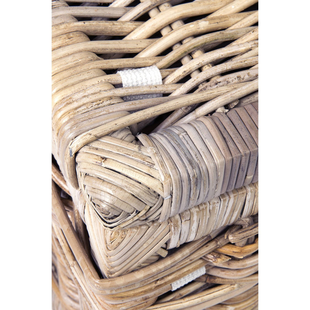 Brown Rattan Square Storage Trunk L971398
